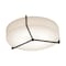 Afx Apex 17" LED Ceiling - Espresso Finish - Jute Shade APF1524LAJUDES-JT - alternate 1